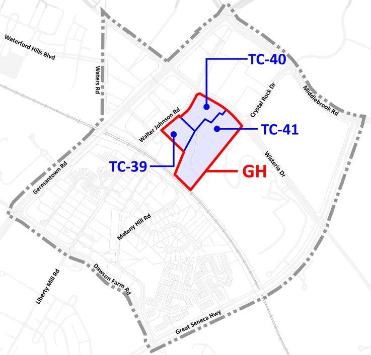 Germantown Land Use and Zoning 2009 ID 2009 zoning 2009 uses, densities, heights TC-39 TMX-2 0.