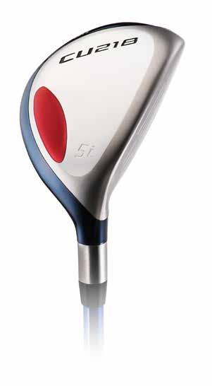 Utility Wood The CU-218 series, developed to enhance distance through trajectory. Designed with lower CG with an optimal CG depth this shallow face design produces a higher condition and reduces spin.