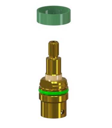 HEADWORKS NEEDLE HEADWORK BROEN-LAB UniFlex TM fittings for non-burning 2.0 gases are as a standard delivered with needle headwork for fine regulation of media flow. 3 x 360 turn Media: Non-burning 2.