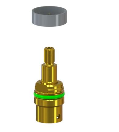 Needle headwork Metals: Brass Plastics: PVDF Sealing: FKM Lubricant: Perfluoropolyether based ORDERING INFORMATION 1. Green plastic ring No. 0255035-5168 2. Needle headwork No.