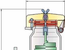 Pressure/Vacuum Relief Valve deflagration- and endurance burning-proof PROTEGO PV/EB-E b a DN Ø d 3 4 X The tank pressure is maintained up to the set pressure with a tightness that is far superior to