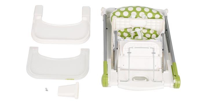 2 Safety Warnings Getting to know your Highchair 3 Thank you for choosing Obaby. To ensure that your highchair is used in accordance with these instructions, please read them fully.