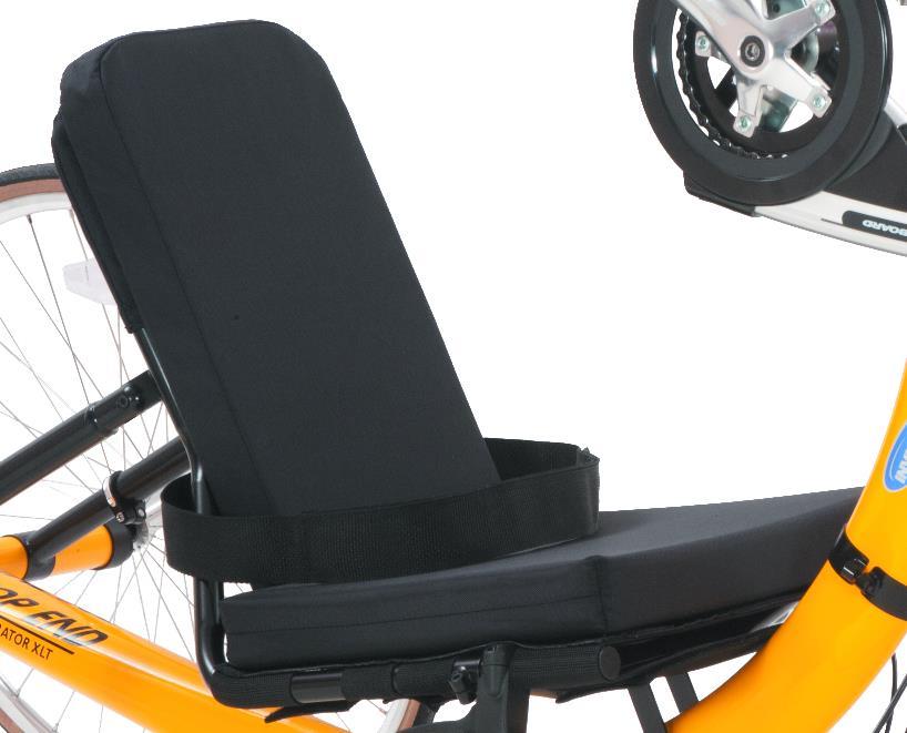 Invacare Top End XLT Handcycle Option code: - - - Back style Narrow Seat