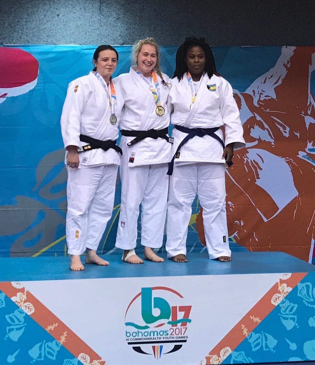 Performance To cap a memorable event for Team NI and NI Judo, Kirstie was awarded the honour of Flag-bearer for Team NI in the CYG Opening Ceremony.