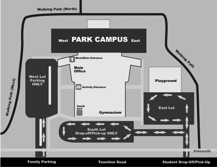 Park Campus Drop-Off and Pick-Up Procedures DISTRICT 46 SHOWDOWN Park Campus 400 W.