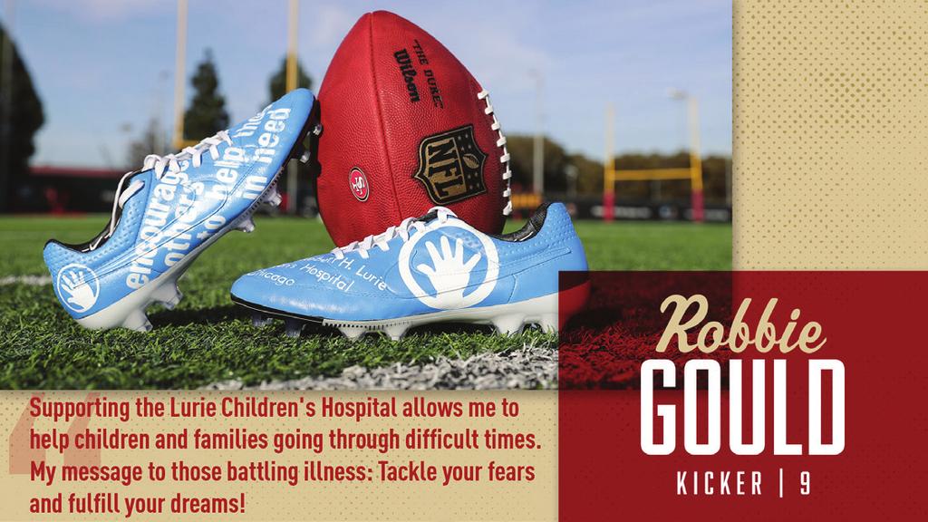 GOLDMINE The 49ers hosted a flag football clinic for local first responders and their children at the team facility on October 23, 2018.