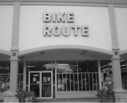 Gainesville Bicycle Stores The Bike Route GCC Jersey Sponsor O n July 14, 2005, with the Tour de France being played on a large, flat-screen TV in the background, I sat down to talk with Doug Estok,