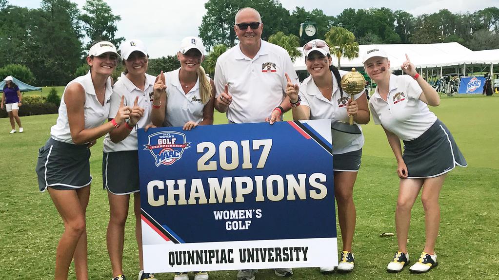 Quinnipiac Women s Golf Fact Sheet Currently in its seventh year of existence, Quinnipiac women s golf was first sponsored as a varsity sport in 2010-11.