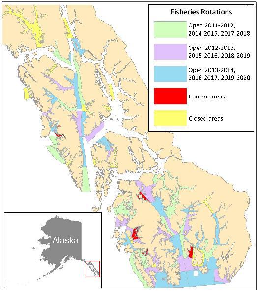 The fishery also relies on stock assessments, through research collaboration between fishers and the fishery agency, to determine a triennial harvest rate of approximately 10% for each zone,