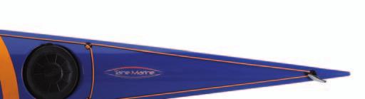 This kayak comes with either retractable skeg or/and the original Smarttrack rudder system.