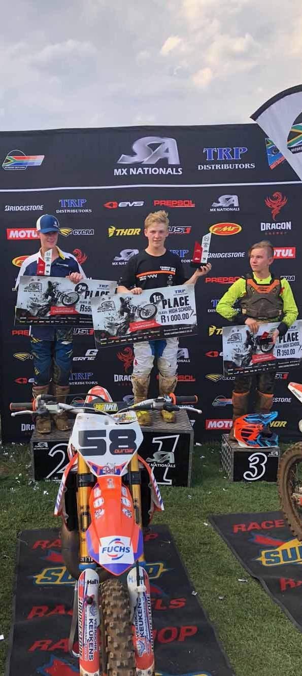 Zimbabwe Durow, Ashwell and Bako victorious in Johannesburg The last of the seven rounds of the 2018 SA Motocross Championships took place at the Dirt Bronco Raceway Motocross track.