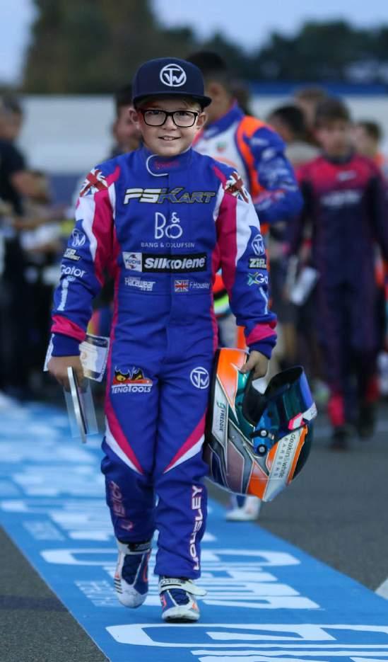 Great Britain Globetrotting kart racer Freddie Housley goes from strength to strength At 8, Freddie s success this year earned him a place on the grid at