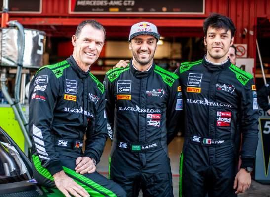 Germany One victory and two titles for the BLACK FALCON team in Barcelona By winning the Blancpain GT Series final at the Catalunya circuit, BLACK FALCON also triumphed with 2018 titles for both team