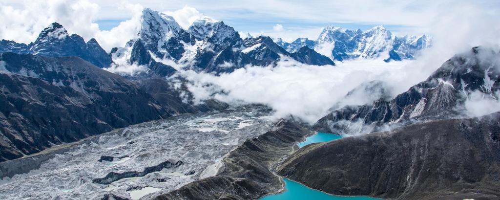 Gokyo Lakes, Everest Base Camp Trek and Island Peak Climb This trek combines three of the most fantastic locations and experiences in the Sagarmatha National Park and Mount Everest region.