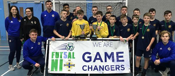 The biggest regional tournament was the girls futsal tournament held in Lisburn LeisurePlex with 33 teams competing at year nine and year 11 age groups.