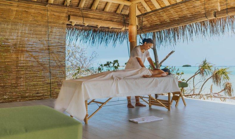 Soneva Spa From soothing scrubs and oils of local coconuts to Tibetan hot stones, we invite you to embark on sensory journeys of authentic treatments from near and far.