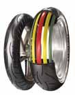 MULTI ZONE TENSION INTERACT TECHNOLOGY Metzeler s Racetec supersport racing tyre was the first racing product to feature the patented Interact Multi Zone Tension technology.