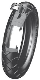 A closer look at Metzeler Motorcycle Technology TECHNOLOGY Bias tyre Also indicated as conventional or x-ply tyre.