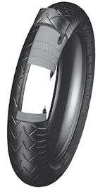 Each layer is made of textile cords coated into rubber and the overlap angle is designed in order to confer the tyre the required dynamic characteristics.