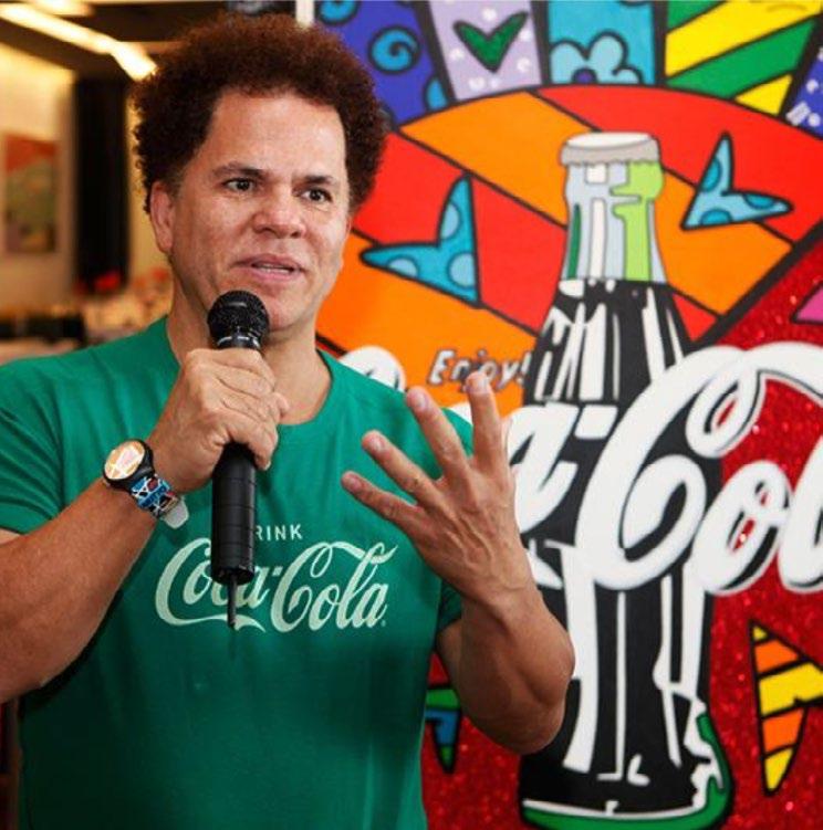 Britto to create five unique Coca-Cola inspired Olympic artworks Coca-Cola and Romero Britto further announced the creation of a series of special Coca-Cola inspired artworks to commemorate this year