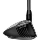 Nardo BACK CG POSITION A fixed, interchangeable weight positioned low and back results in a high, towering ball flight for maximum carry distance and forgiveness.
