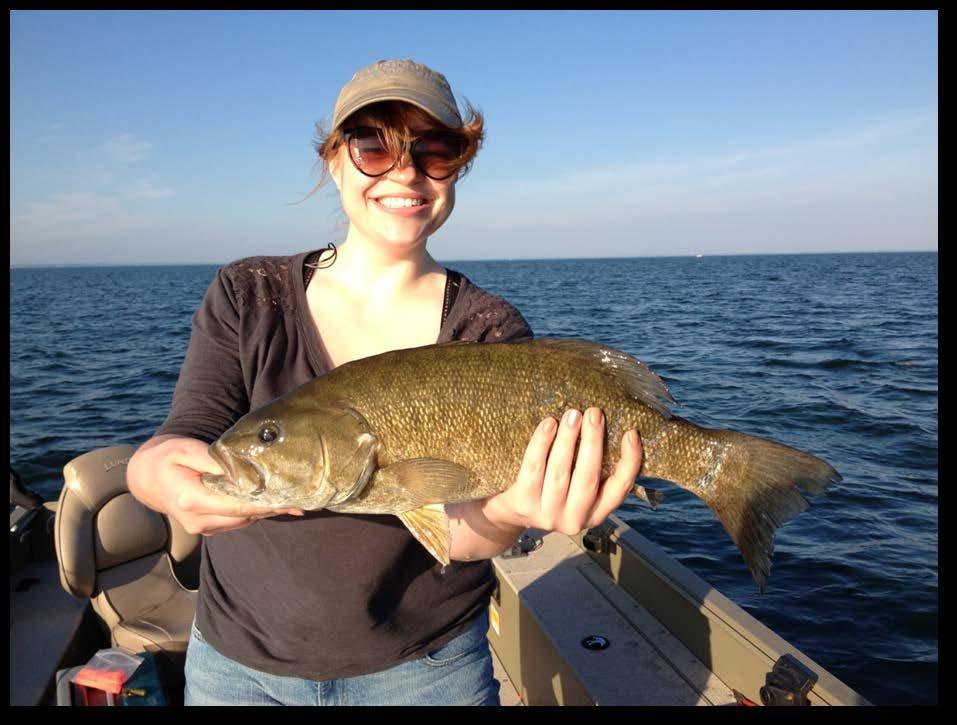 Smallmouth Bass ~40% of the boat fishery effort >100,000