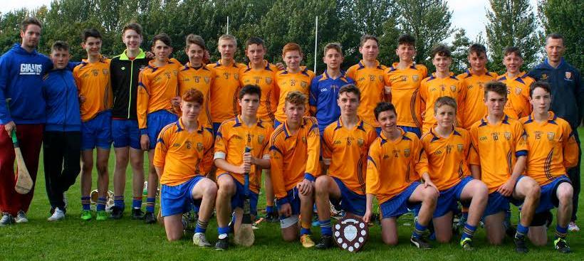 U-15 Hurling Shield Finals Congrats to our U-15A hurlers (pictured above) on last Sunday s Shield Final win over Cuala with a scoreline