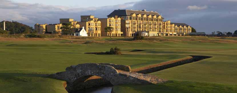 ACCOMMODATION The Old Course Hotel Located alongside the fairway of the hallowed 17th Road Hole of the world famous Old Course, the majority of the hotel s rooms and suites give spectacular panoramic