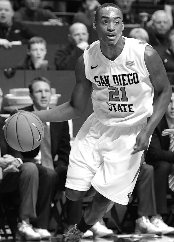 .. Can play both wing positions and can get to the rack with ease... Has worked hard on all aspects of his game over the summer... Participated in SDSU s summer weightlifting program.