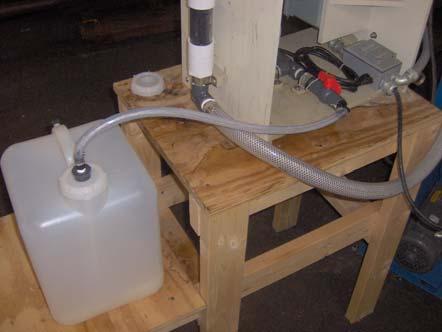 The system is designed as a portable unit and can sit on any stable and dry platform. The water supply inlet is a 1" Female Pipe Thread connection.
