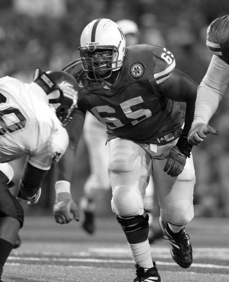 A three-year letterman, Austin was Nebraska s regular starter at left guard in 2005, and has been a key contributor for three seasons despite battling injuries.