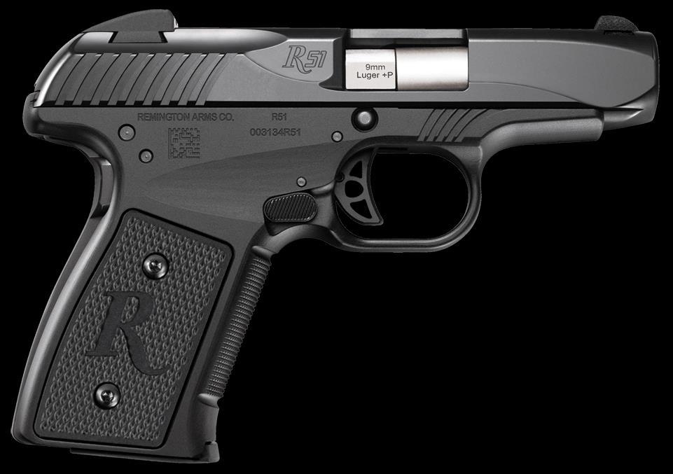 Remington R51 Carry Pistols 9mm Reintroduced Caliber 9mm +P Barrel 3.