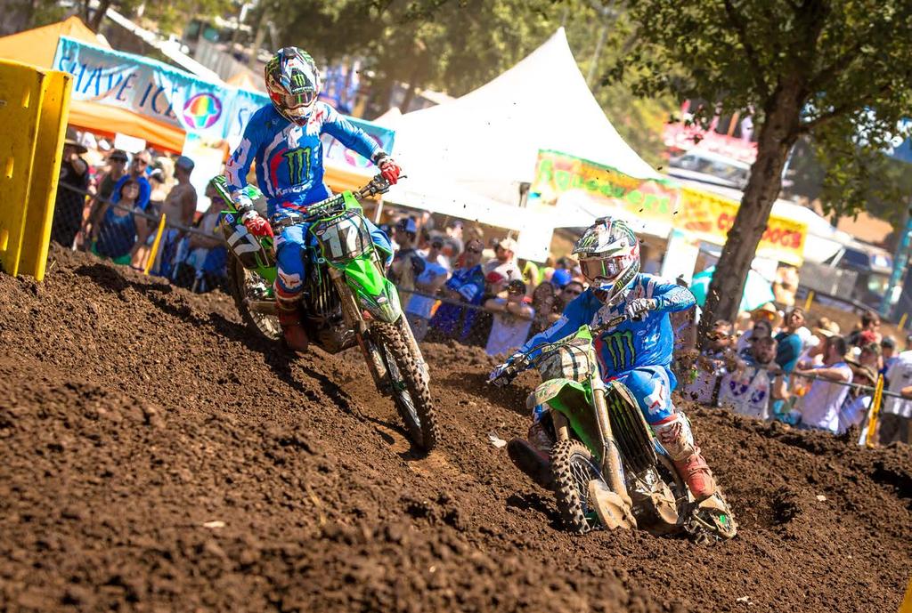 ROUND 9 / JUNE 28, 2018 WASHOUGAL MX PARK / WASHOUGAL, WASHINGTON MOTOCROSS LUCAS OIL AMA PRO MOTOCROSS CHAMPIONSHIPS P74 mate Dylan Ferrandis, when he crashed out of that spot).