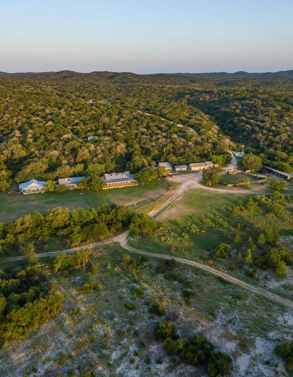 PIÑON RANCH Located on the southern edge of the Edwards Plateau just before the hills give way to the South Texas Plains, Piñon Ranch s 10,318+/- acres are a fusion of the Hill Country and South
