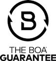 The Boa System dials and laces are guaranteed for the lifetime of the product on which they are integrated.