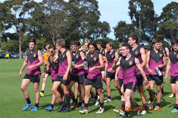 Despite kicking the first two goals of the final quarter, Scotch failed to get a grip on the game, Haileybury having 15 more scoring shots than their opposition.