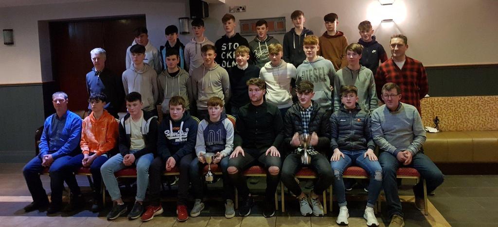 O'Leary tonight in the Munster Arms Bandon Valleys U15's who