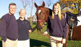Courtesy, Hugh Bellis-Jones The Tale of a Mare s THREECAREERS How an off-the-track Thoroughbred mare found a new home and won acceptance by the American Hanoverian Society.
