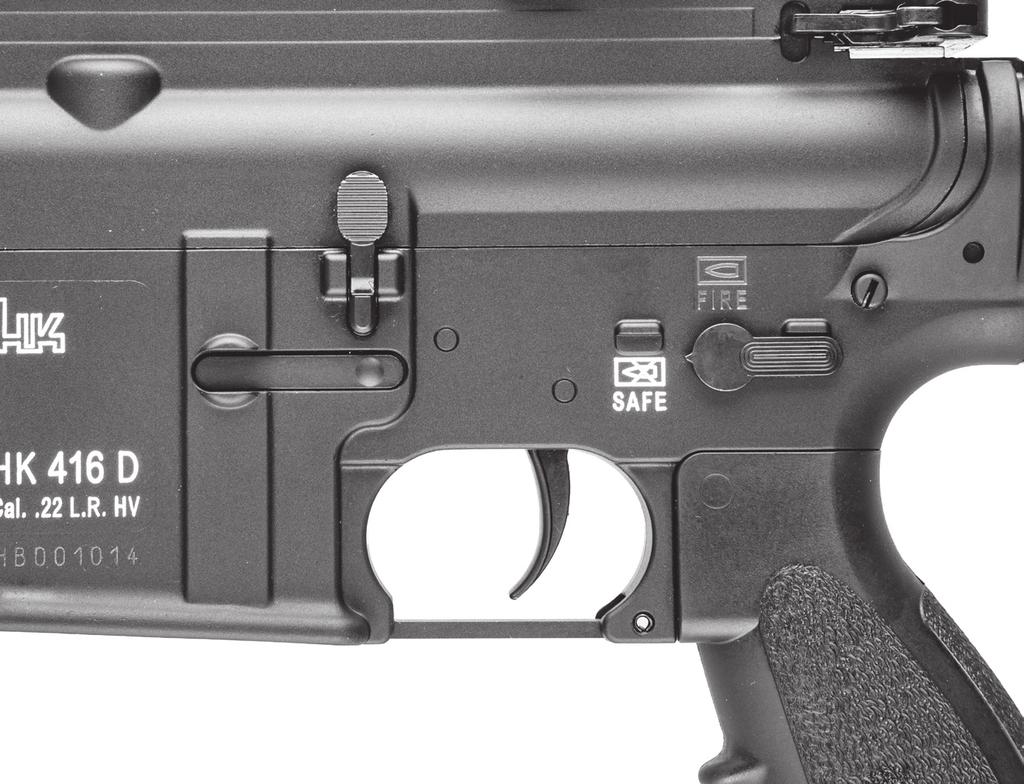 Pull bolt rearward and release with the help of the charging handle, the bolt will travel forward and load the chamber with the first round.