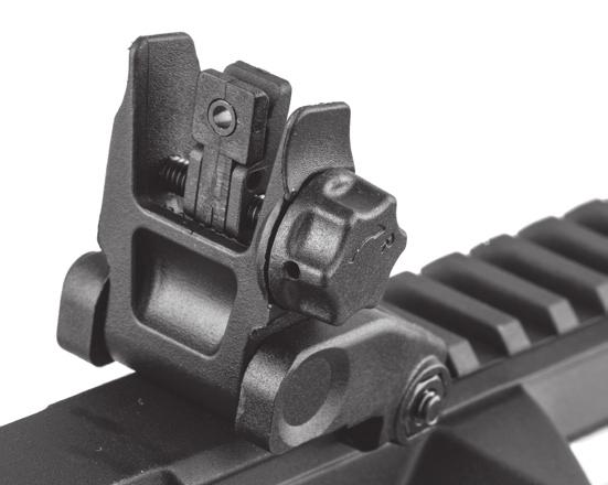 3.1 SETTINGS SIGHTS L R Windage adjustment (rear sight) The windage is adjusted using the
