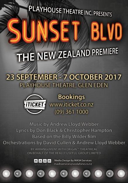 Sunset Boulevard Update This exciting and dynamic musical is hitting the stage at Playhouse Theatre this September and October.