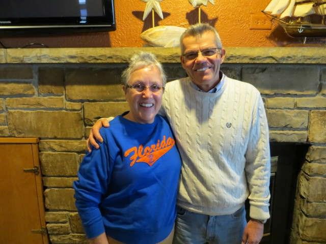 Happy belated birthday, Wally. **Many of you will recognize our new Associate member and his wife. Erik and Sarah Brooks joined the Club in February. Erik is South Milwaukee s mayor.
