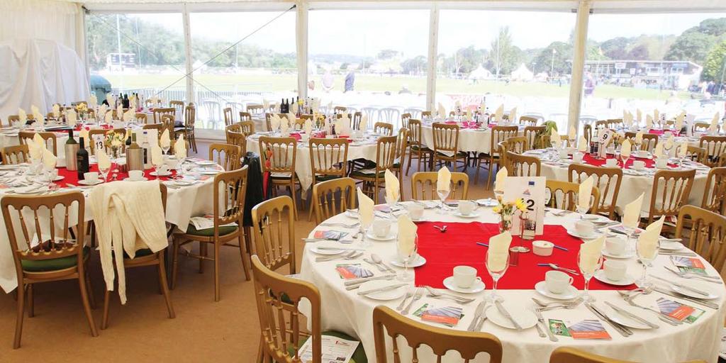 MATCH DAY HOSPITALITY Enjoy the match in style Why not enjoy the Cornish Cricket Festival in style with one of our fabulous Hospitality Options?