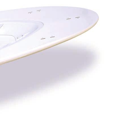 WaveJet surfboards assist surfers in paddling out, connecting sections, surfing on smaller days when everyone else