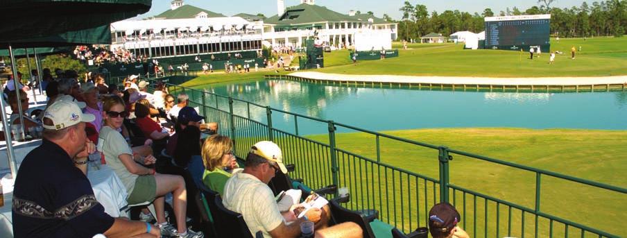 Hospitality Packages Partial Corporate Skybox* $20,000 One (1) 16 x 33 Skybox located on the 17th tee or 18th green. The skybox is air-conditioned with both indoor and outdoor patio seating.