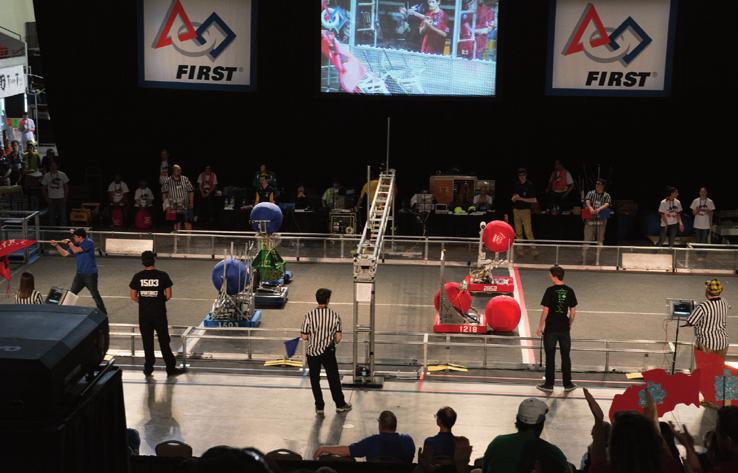 Overview Aerial Assault is based on a real-life robotics competition where robots compete at a game of what looks a little bit like robot basketball.