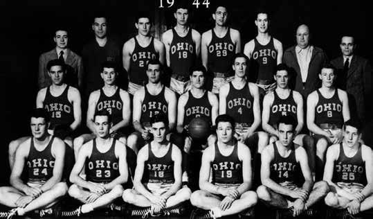 RESULTS BY YEAR 1944 Buckeyes Final Four/3rd Front row Floyd Griffith, Dick Davis, Dick McQuade, Tom Melziva, Ollie Fink and Oris Burley.