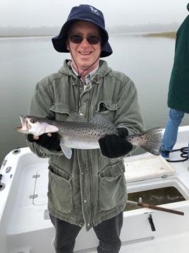 While inshore fishing with Captain Garrett Ross of Miss Judy