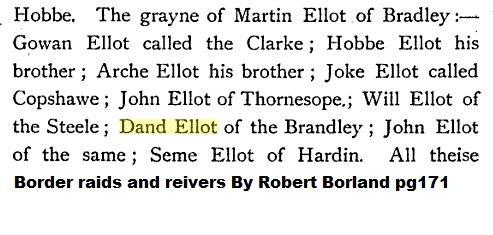 Goranberry Gang and the Grayne of Martin plus a hodge podge on Elwald/Ellot of the sixteenth century.