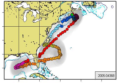 Interpreting electronic tagging data on giant bluefin Tags can t observe behaviour Classical adult: forage in temperate waters, spawn in an enclosed sea Western origin Eastern origin Galuardi et al.